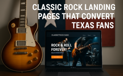 Classic Rock Landing Pages That Convert Texas Fans