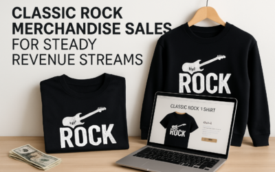 Classic Rock Merchandise Sales For Steady Revenue Streams